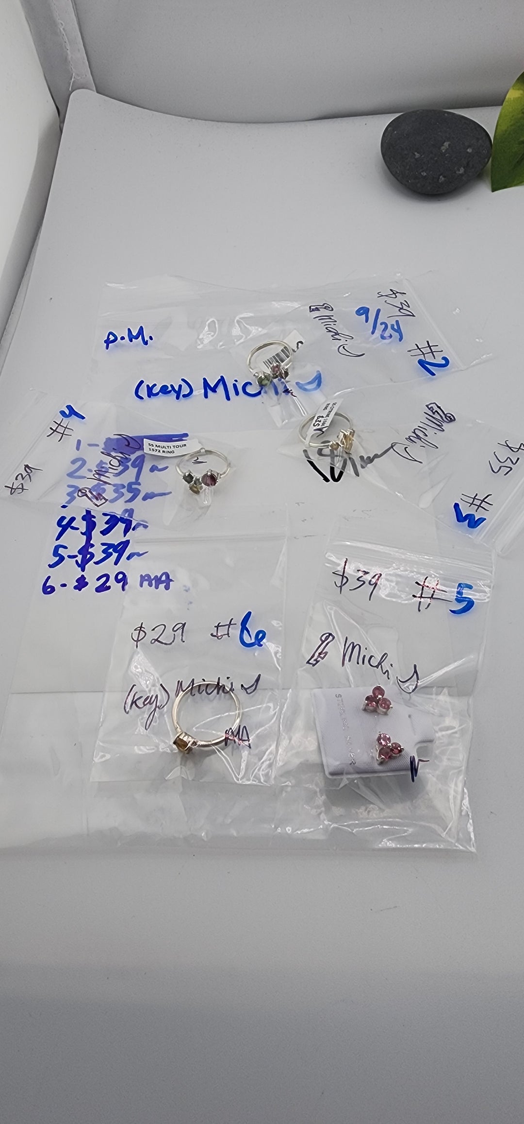 PM SHOW 48HR - RESERVED FOR: 🗝️Michi🌙 - 9/24/2025 FL tiktok Live Show - 5 Sterling Silver Items