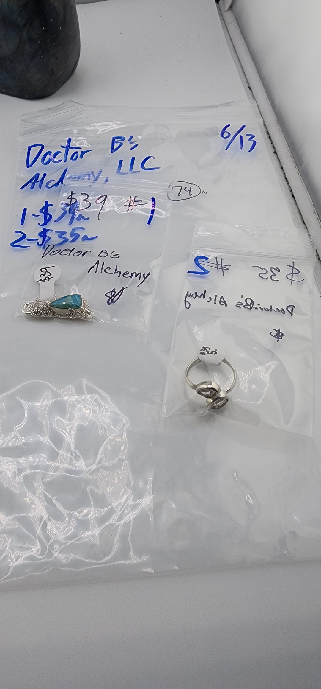 48HR - RESERVED FOR: Doctor B's Alchemy, LLC - 6/13/2025 FL tiktok Live Show - 2 Sterling Silver Items