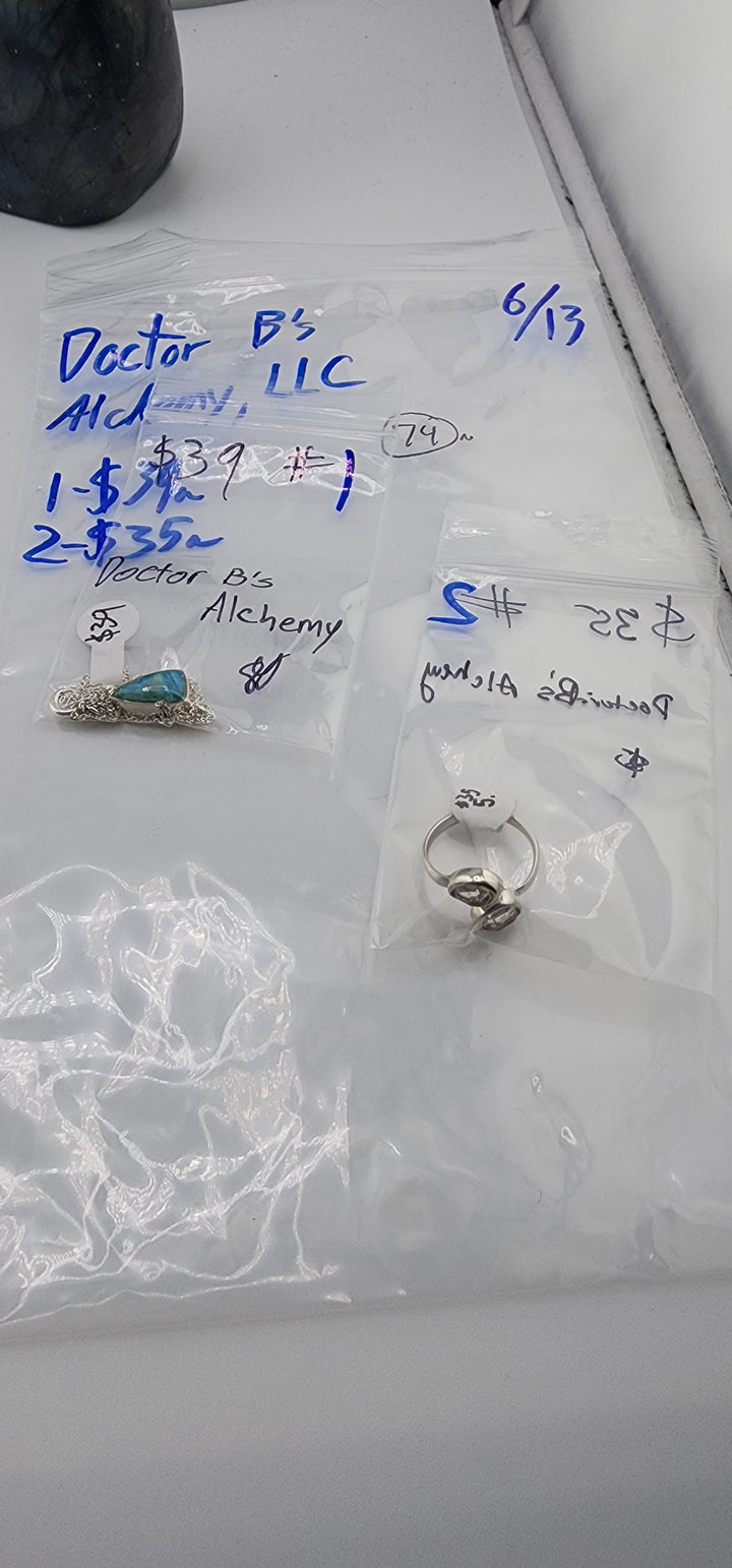 48HR - RESERVED FOR: Doctor B's Alchemy, LLC - 6/13/2025 FL tiktok Live Show - 2 Sterling Silver Items