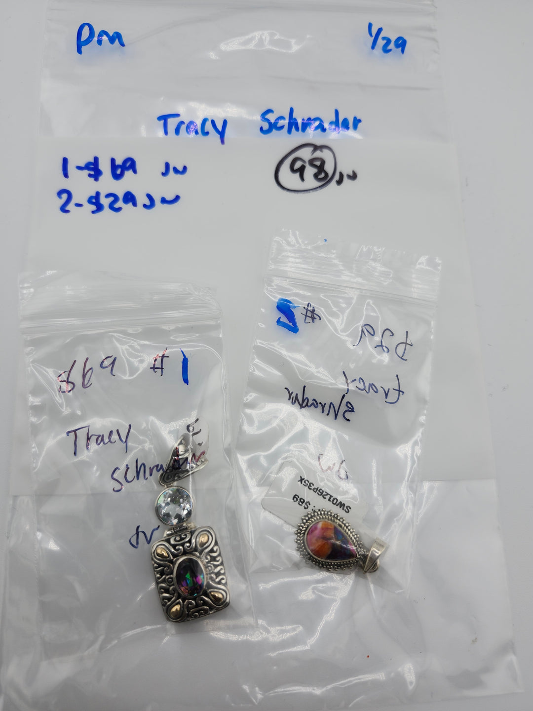 Tracy Schrader - 1/29/26 - 2 925 Sterling Silver Items