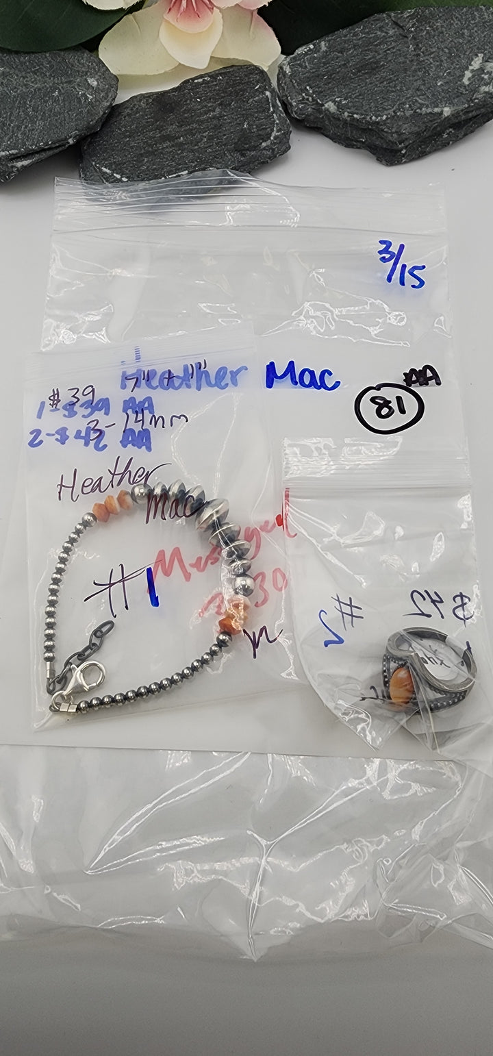RESERVED FOR: Heather Mac - 3/15/2025 Live Show - 2 Sterling Silver Items