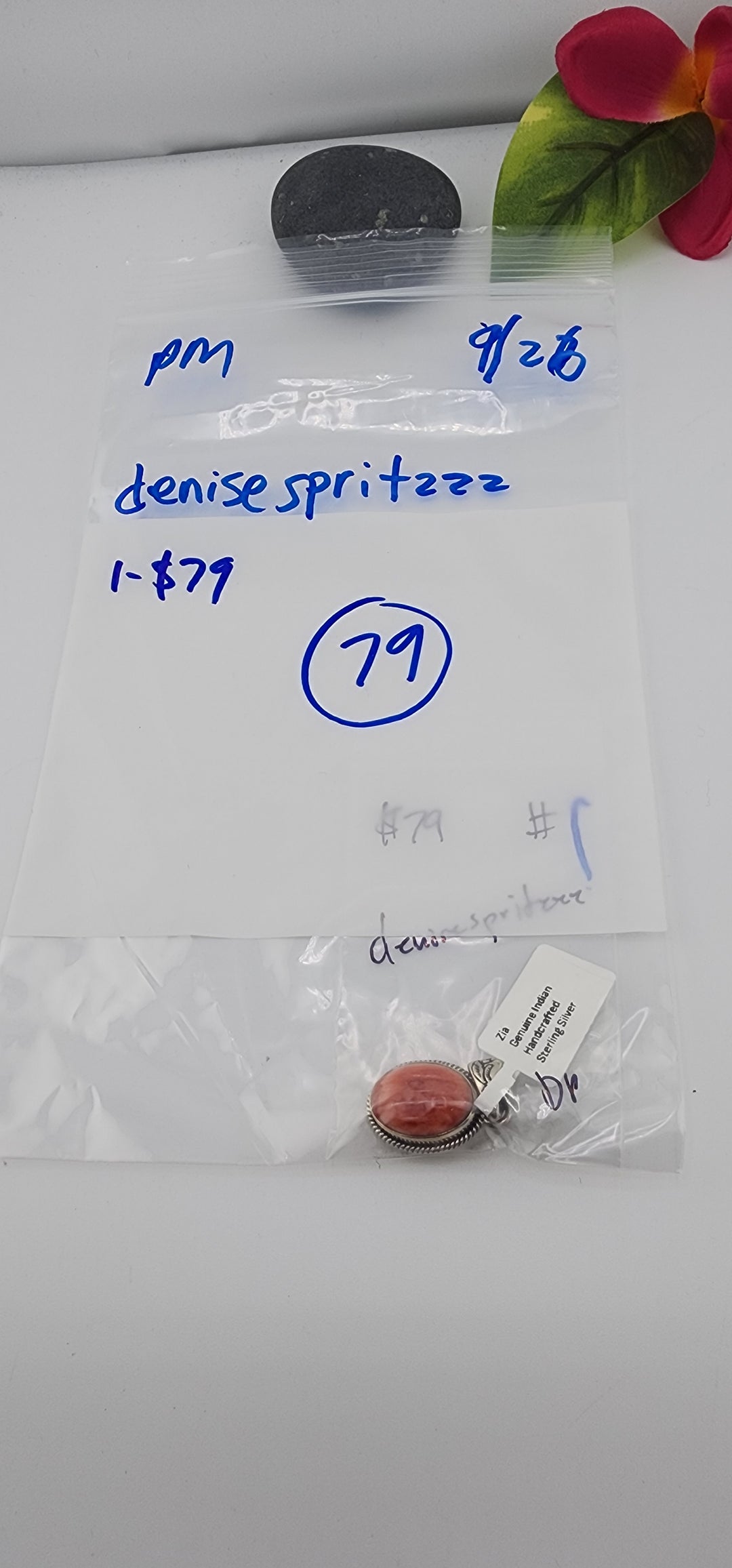 PM SHOW 48HR - RESERVED FOR: denisespritzzz - 9/26/2025 FL tiktok Live Show - 1 Sterling Silver Items