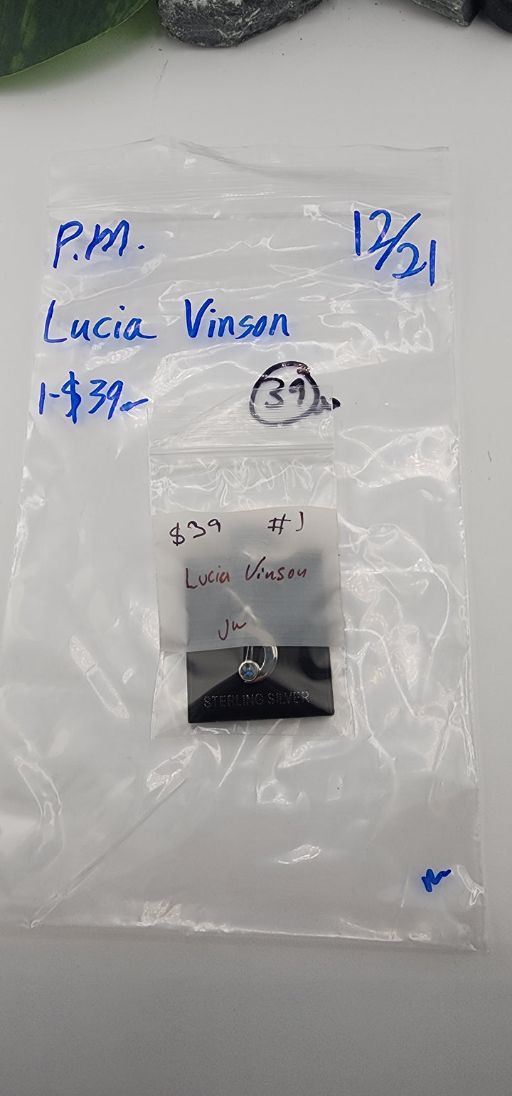 PM SHOW 48HR - RESERVED FOR: Lucia Vinson - 12/21/2025 tiktok Live Show - 1 Sterling Silver Items