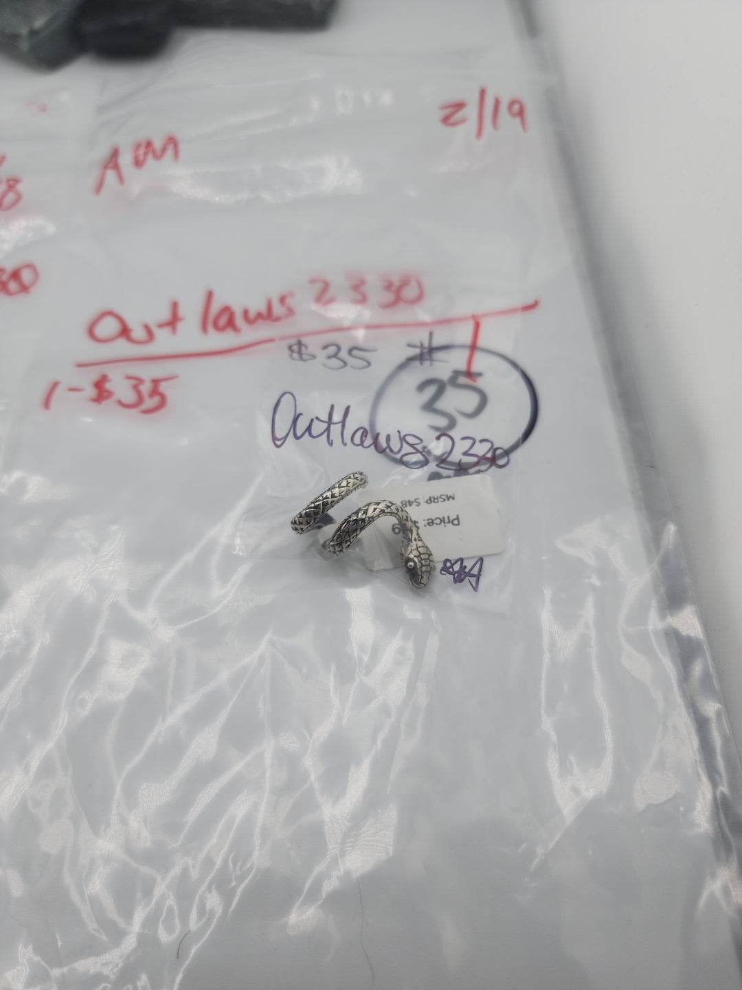 Outlaws2330 - 2/19/26 - 1 925 Sterling Silver Items
