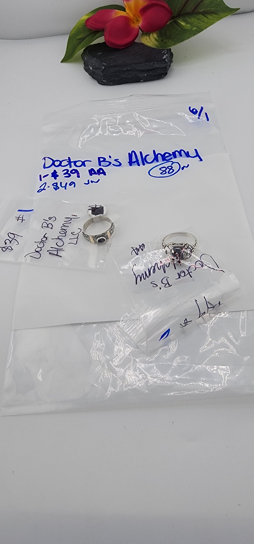 RESERVED FOR: Doctor B's Alchemy - 6/1/2025 tiktok Live Show -2  Sterling Silver Items