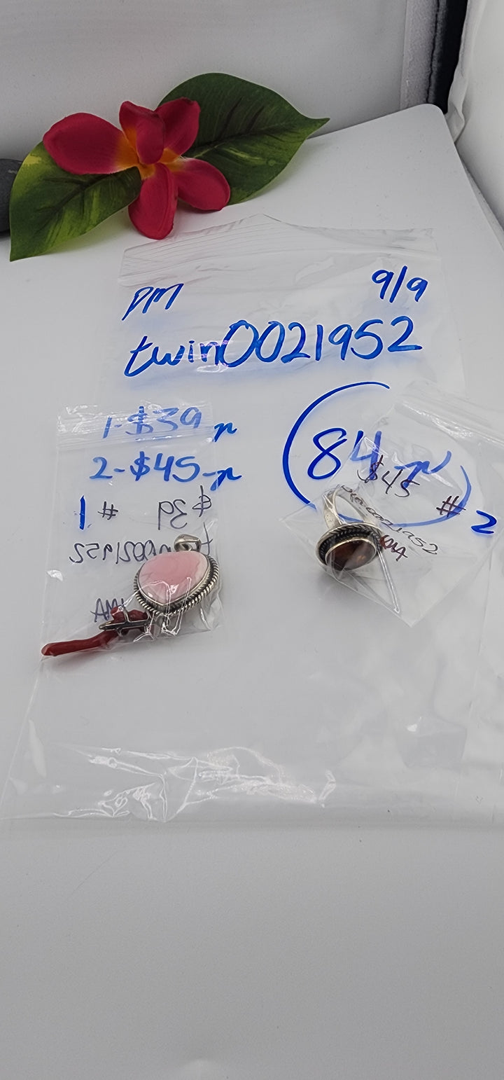 PM SHOW 48HR - RESERVED FOR: twin002952 - 9/9/2025 FL tiktok Live Show - 2 Sterling Silver Items