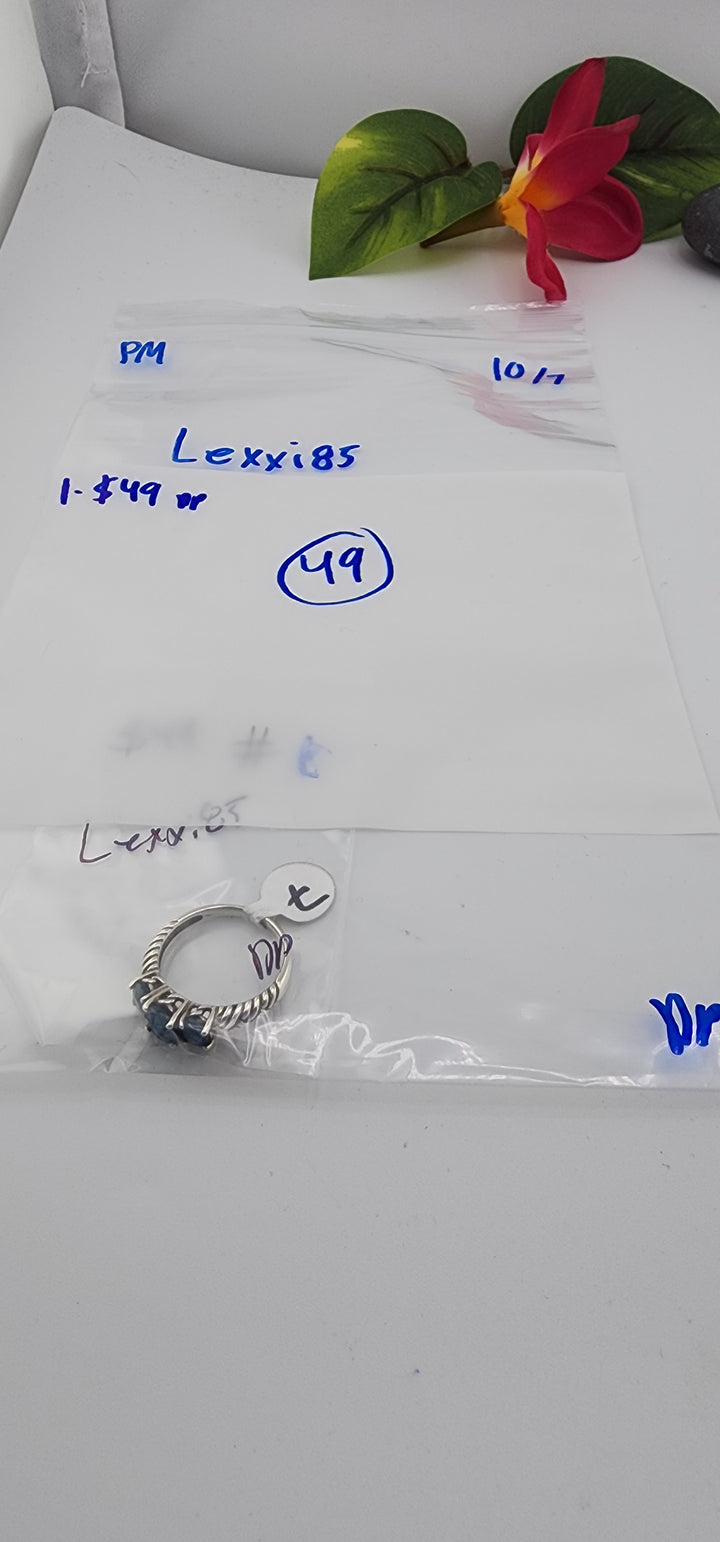 PM SHOW 48HR - RESERVED FOR: Lexxi85 - 10/7/2025 FL tiktok Live Show - 1 Sterling Silver Items