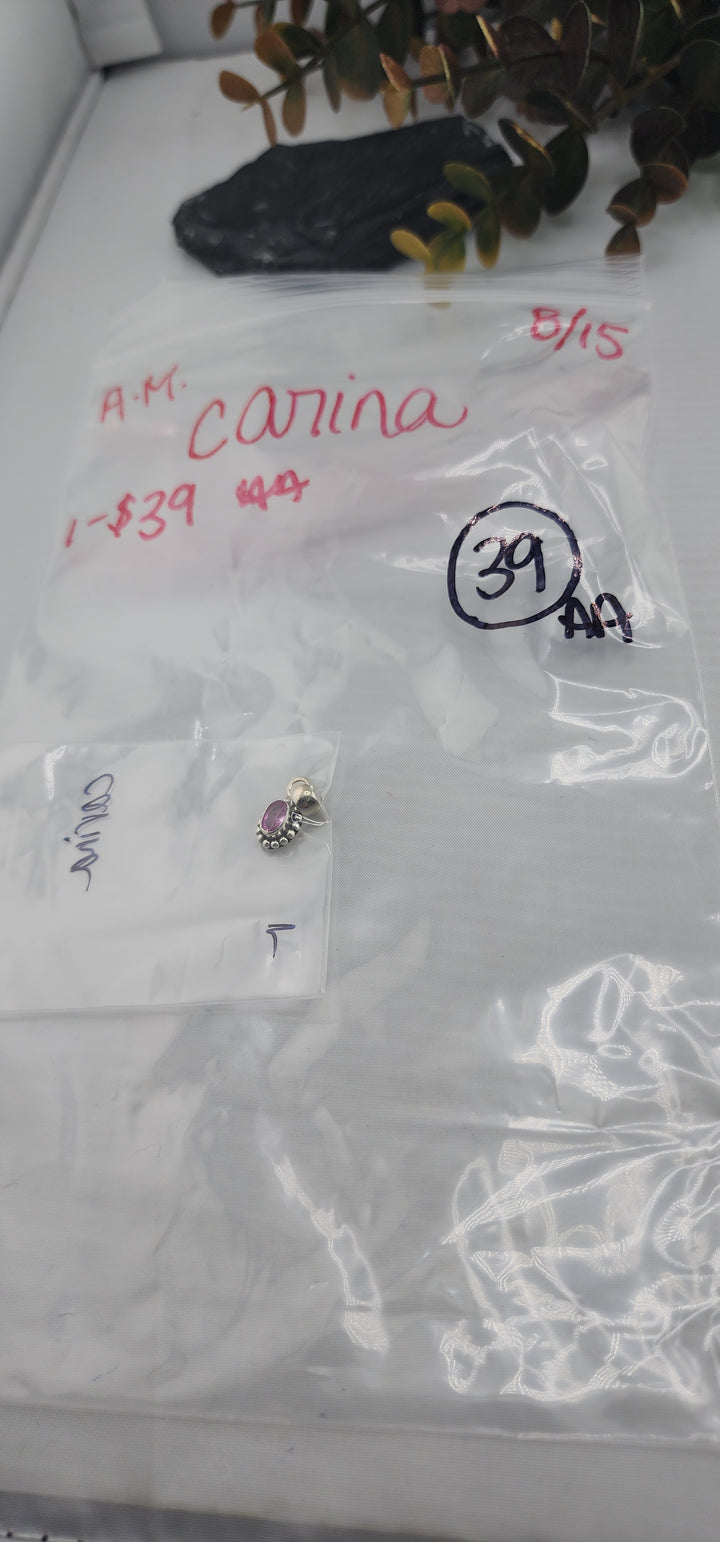 AM SHOW 48HR - RESERVED FOR: Carina - 8/15/2025 FL tiktok Live Show - 1 Sterling Silver Items