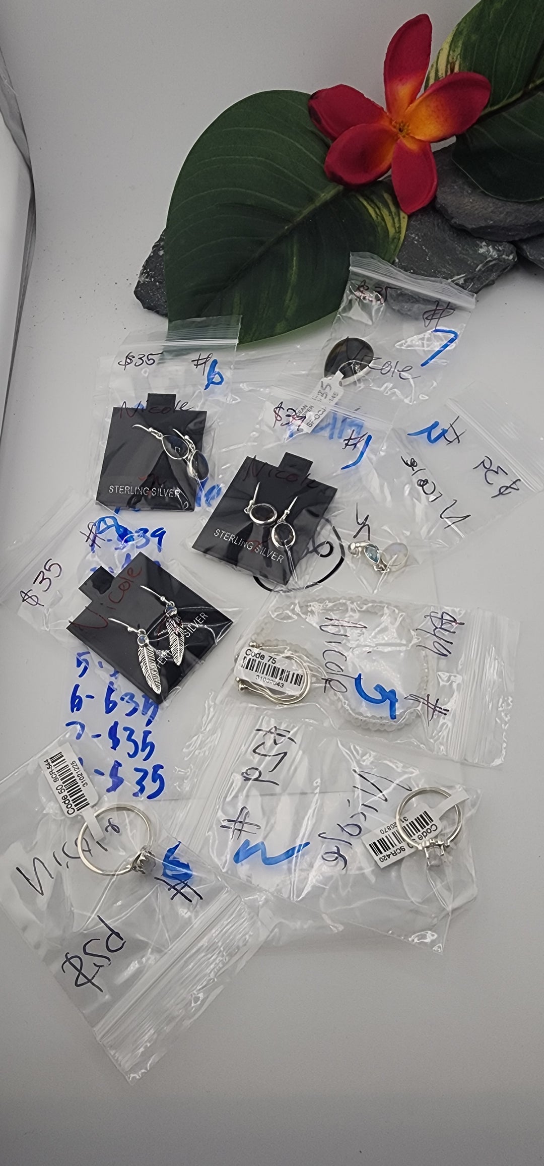 PM SHOW 48HR - RESERVED FOR: Nicole - 12/19/2025 tiktok Live Show - 8 Sterling Silver Items