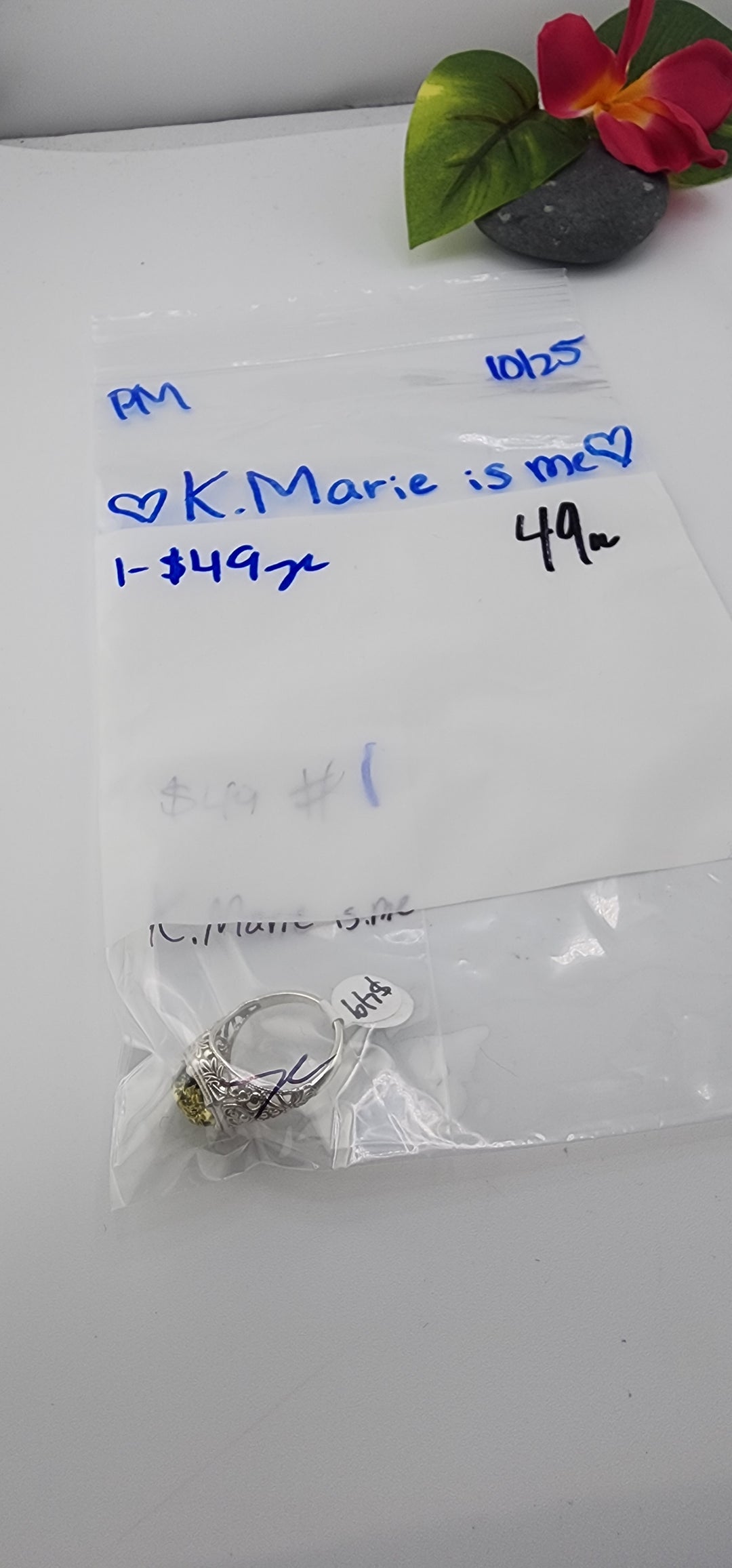 PM SHOW 48HR - RESERVED FOR: 🖤K.Marie is.me🖤 - 10/25/2025 FL tiktok Live Show - 1 Sterling Silver Items