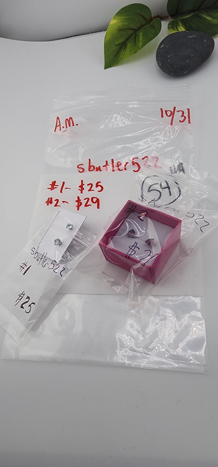 AM SHOW 48HR RESERVED FOR:  sbutler522 - 10/31/2025 FL tiktok Live Show - 2 Sterling Silver Items