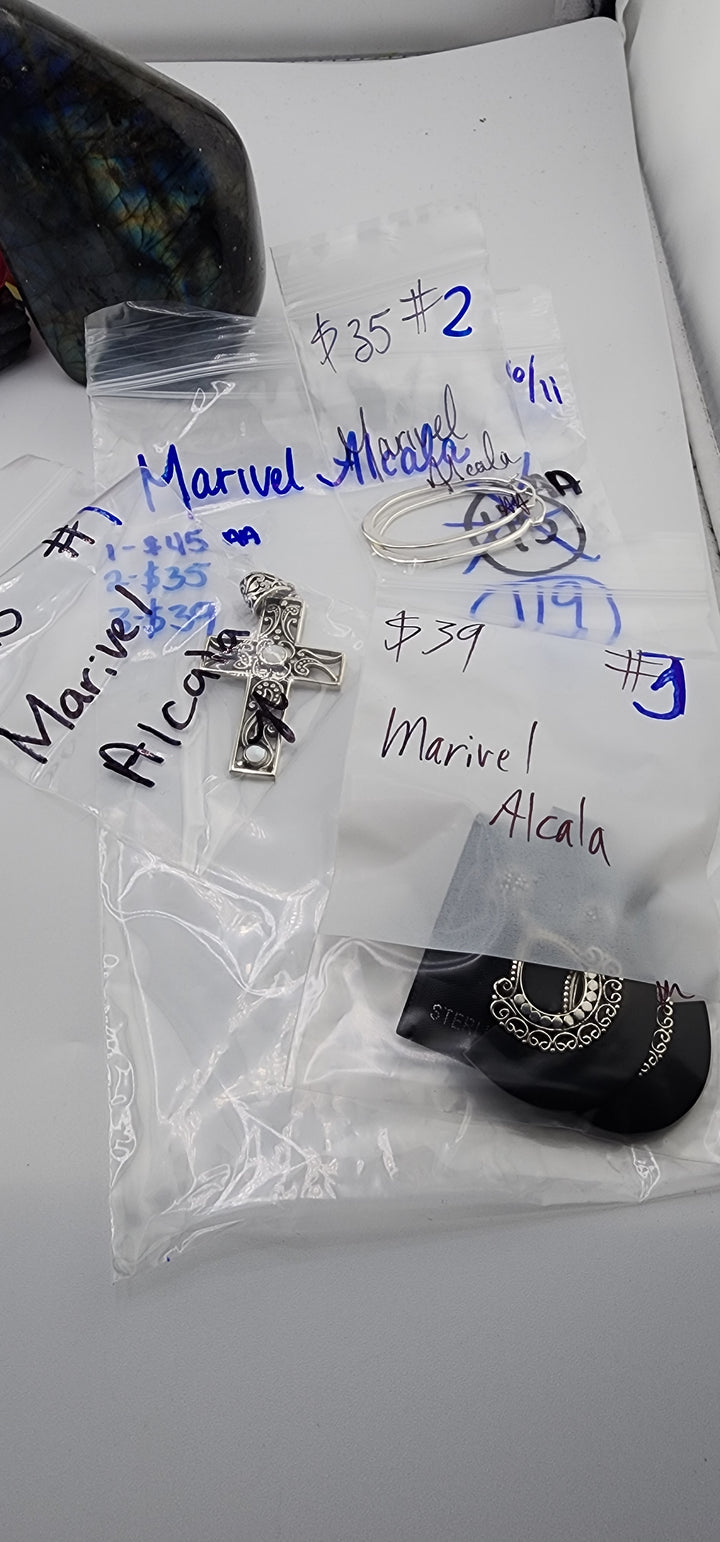 RESERVED FOR: Marivel Alcala - 6/11/2025 tiktok Reservation Live Show - 3 Sterling Silver Items