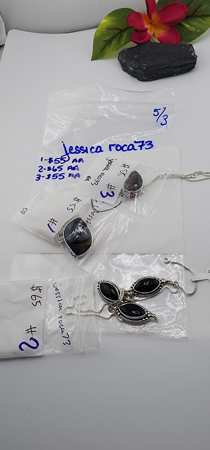 RESERVED FOR: jessica roca73 - 5/3/2025 tiktok Live Show -3  Sterling Silver Items