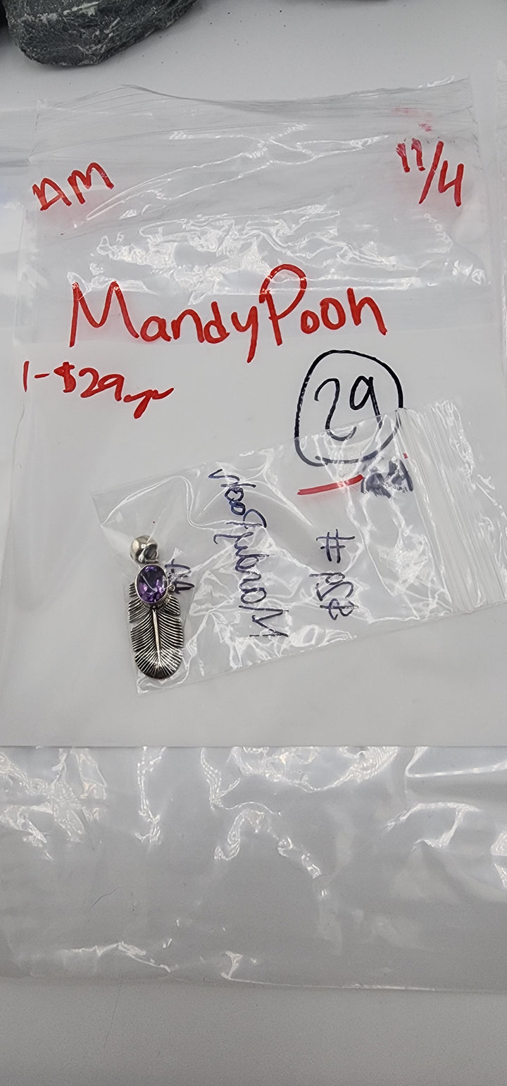 AM SHOW 48HR RESERVED FOR: MandyPooh  - 11/4/2025 FL tiktok Live Show -  1 Sterling Silver Items
