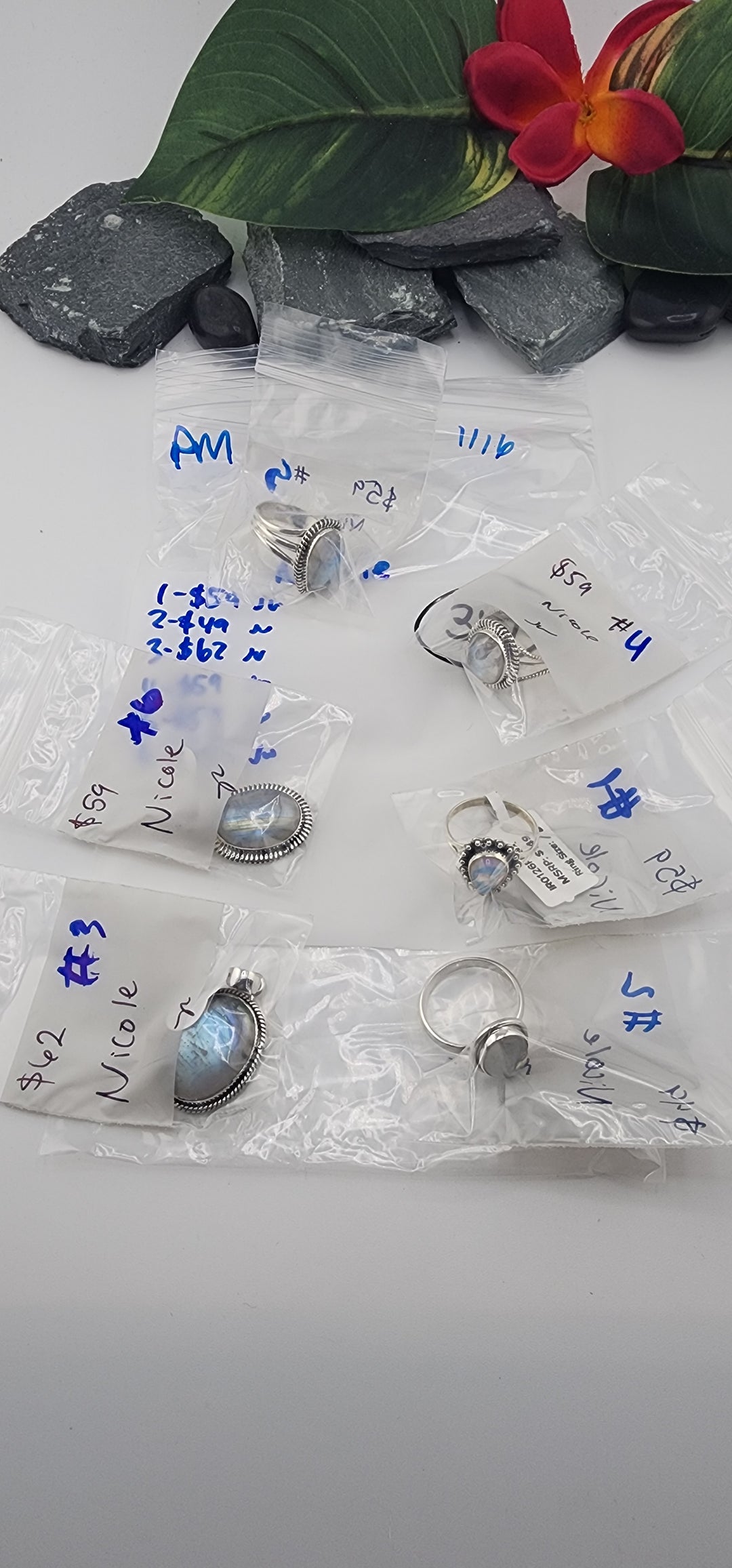 Nicole - 6 925 Sterling Silver Items