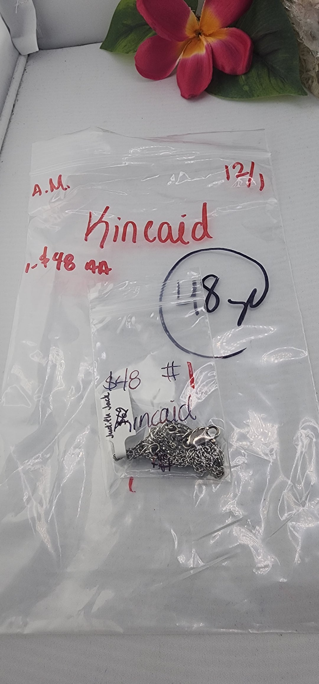AM SHOW 48HR RESERVED FOR: Kincaid - 12/1/2025 FL tiktok Live Show - 1 Sterling Silver Items