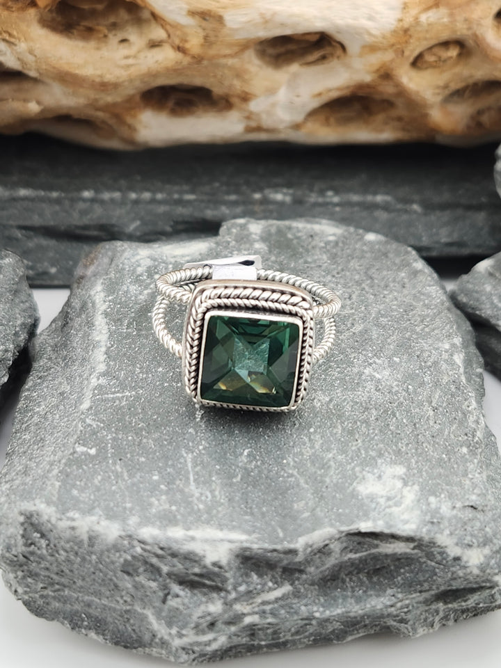Green Quartz Ring