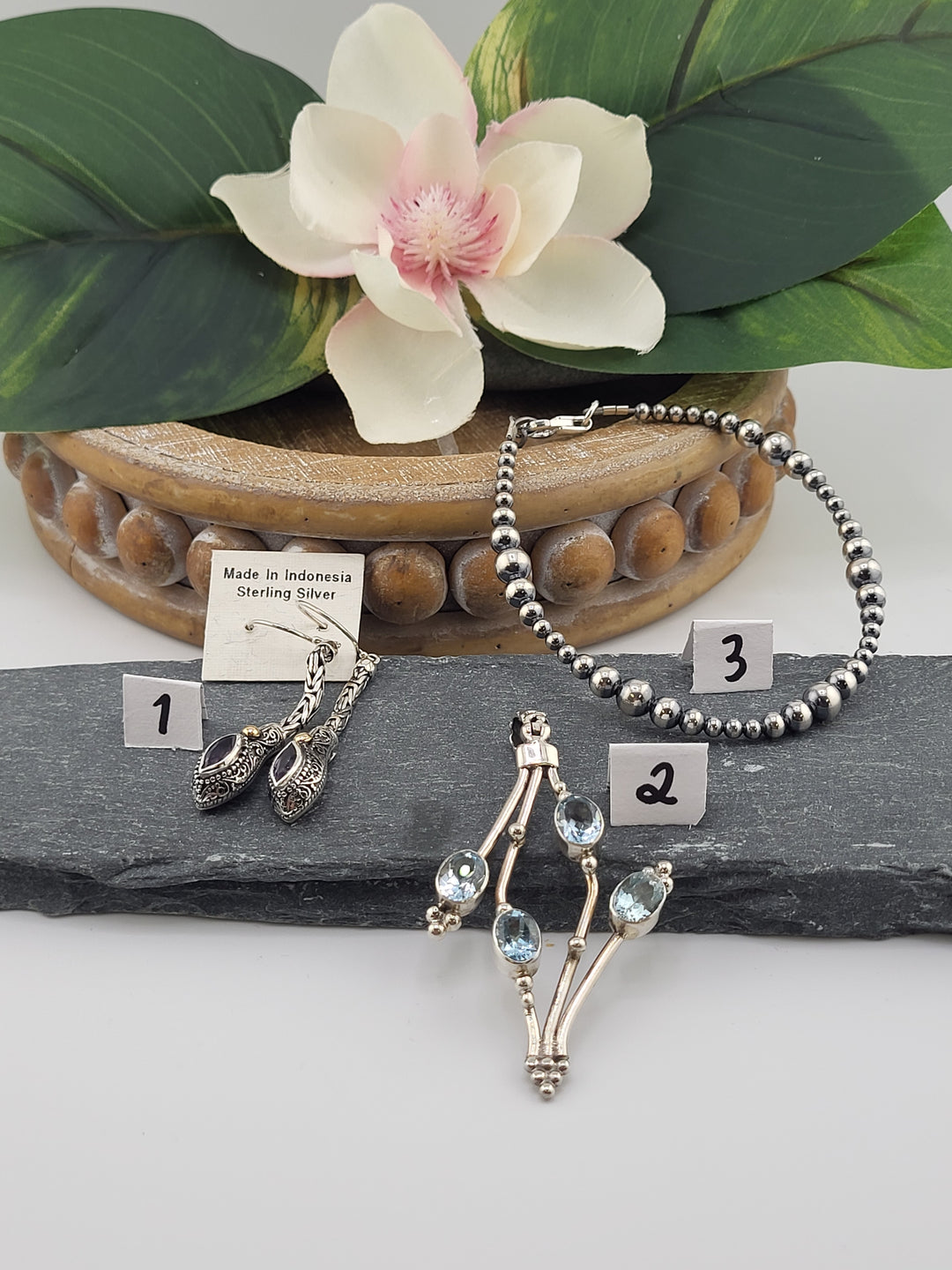 RESERVED FOR:  Elizabeth Hartless (Vault) -11/29/2024 - 3 Sterling Silver Items