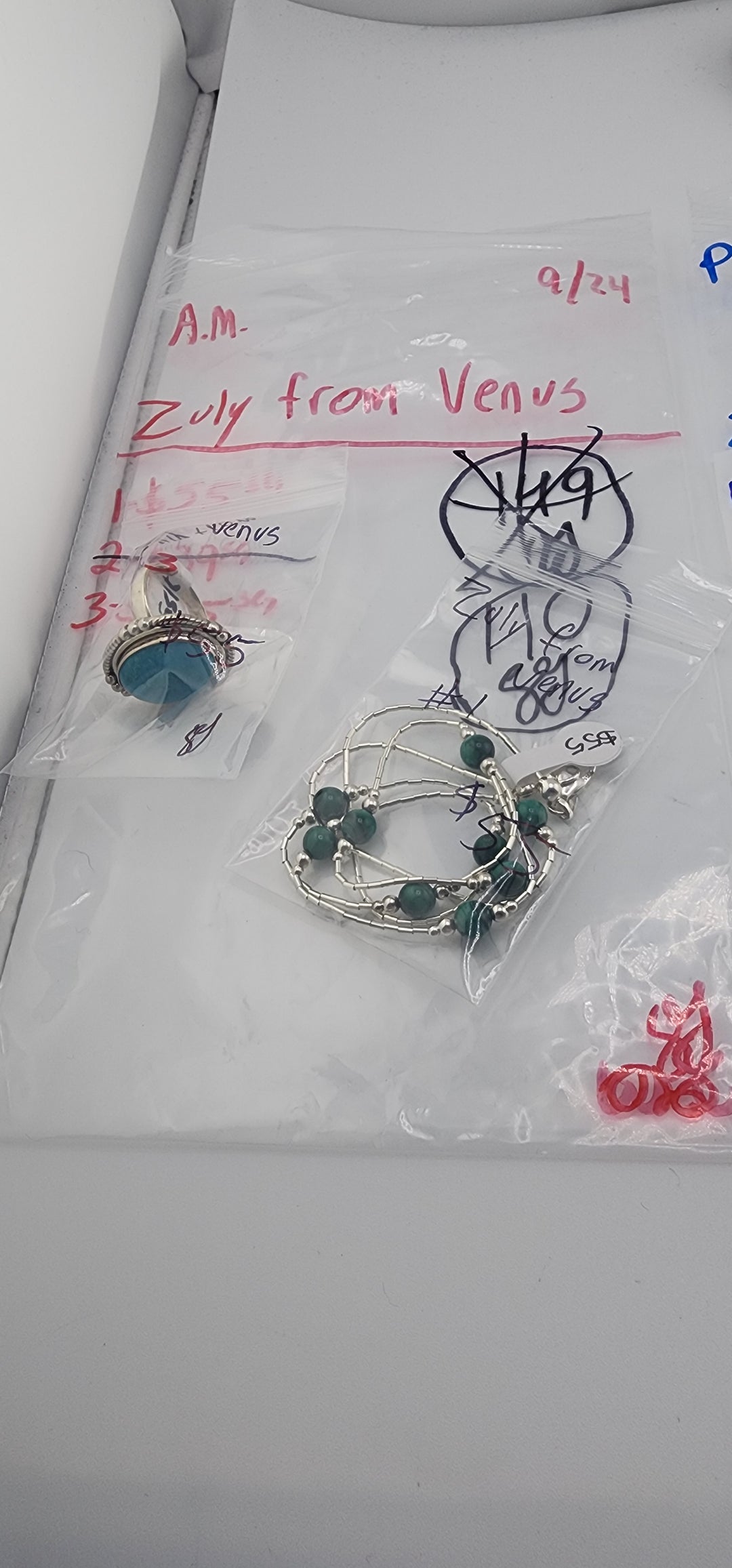 AM SHOW 48HR RESERVED FOR: Zuly from Venus - 9/24/2025 FL tiktok Live Show - 2 Sterling Silver Items