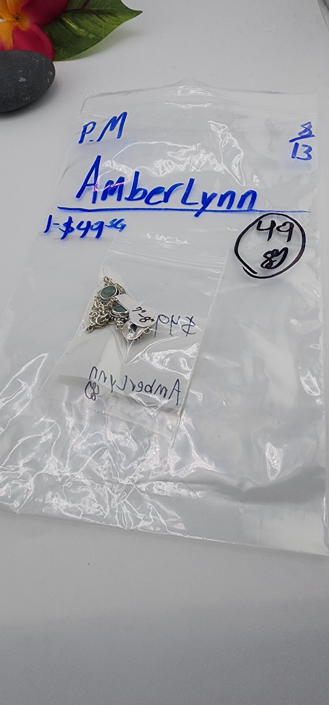 PM SHOW 48HR - RESERVED FOR: AmberLynn - 8/13/2025 FL tiktok Live Show - 1 Sterling Silver Items