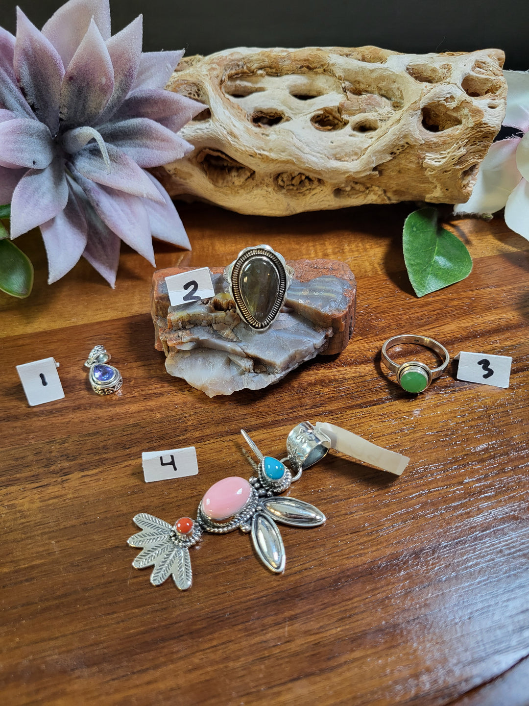 RESERVED FOR: Ever 7/28/24- 4 Sterling Silver Items