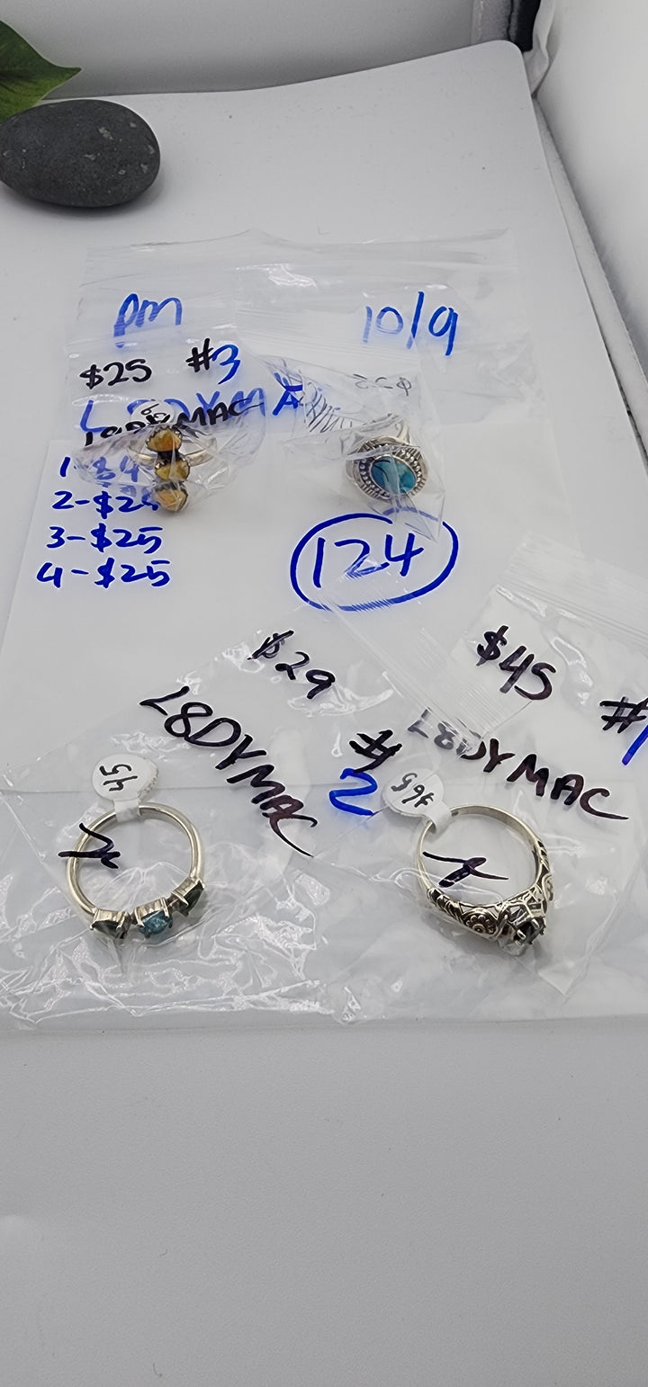 PM SHOW 48HR - RESERVED FOR: L8DYMAC - 10/9/2025 FL tiktok Live Show - 4 Sterling Silver Items