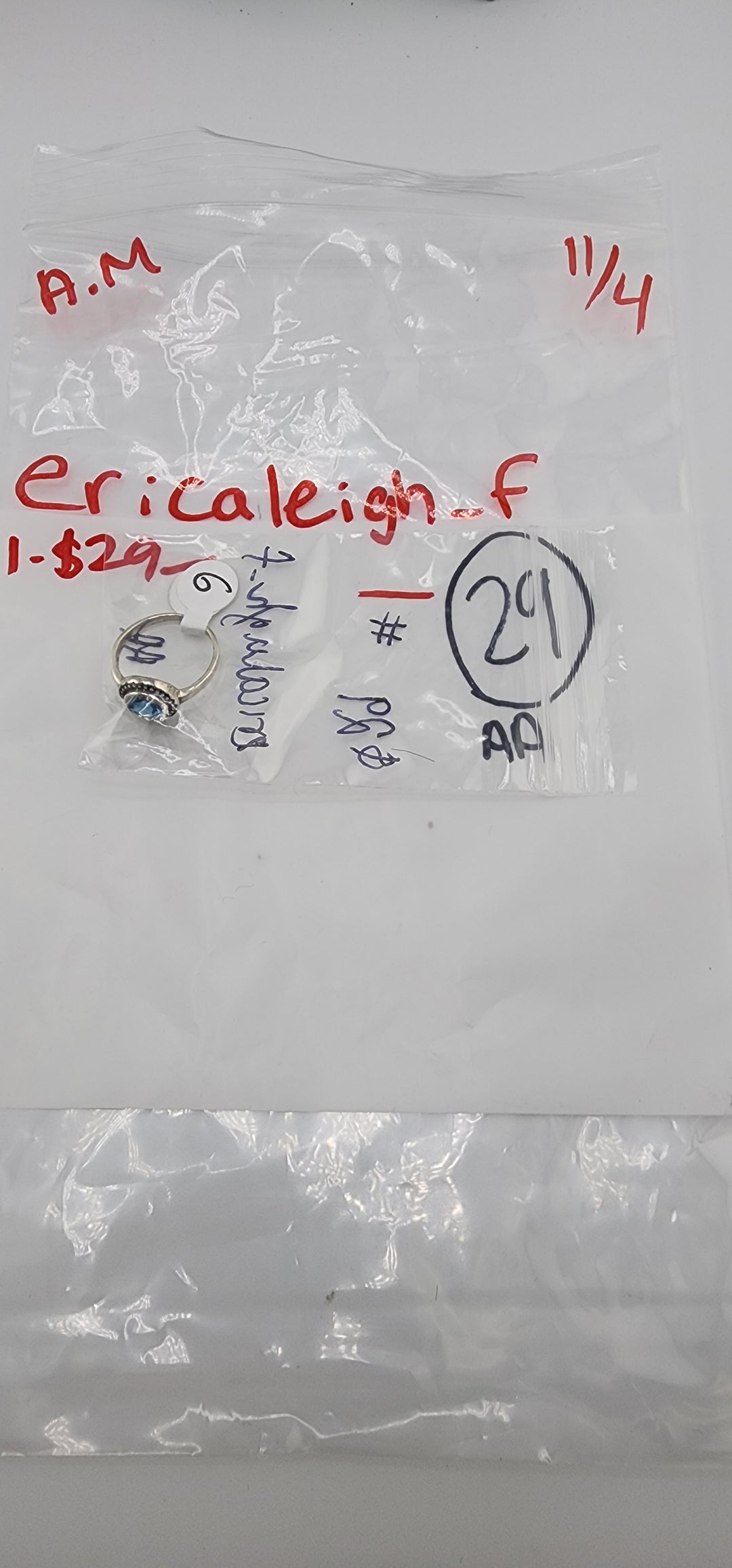 AM SHOW 48HR RESERVED FOR: ericaleigh_f  - 11/4/2025 FL tiktok Live Show - 1  Sterling Silver Items