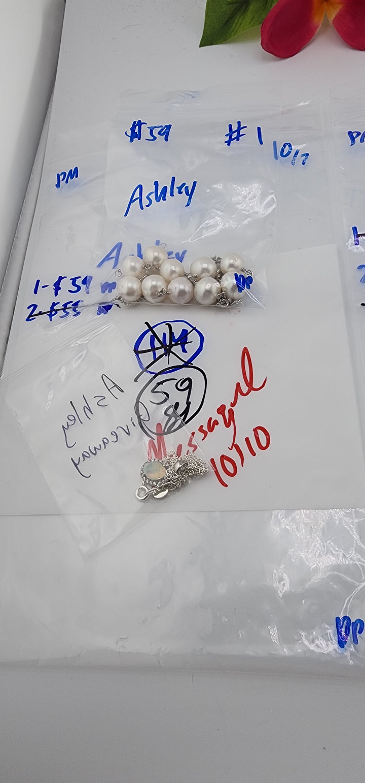 PM SHOW 48HR - RESERVED FOR: Ashley - 10/7/2025 FL tiktok Live Show - 1 Sterling Silver Items