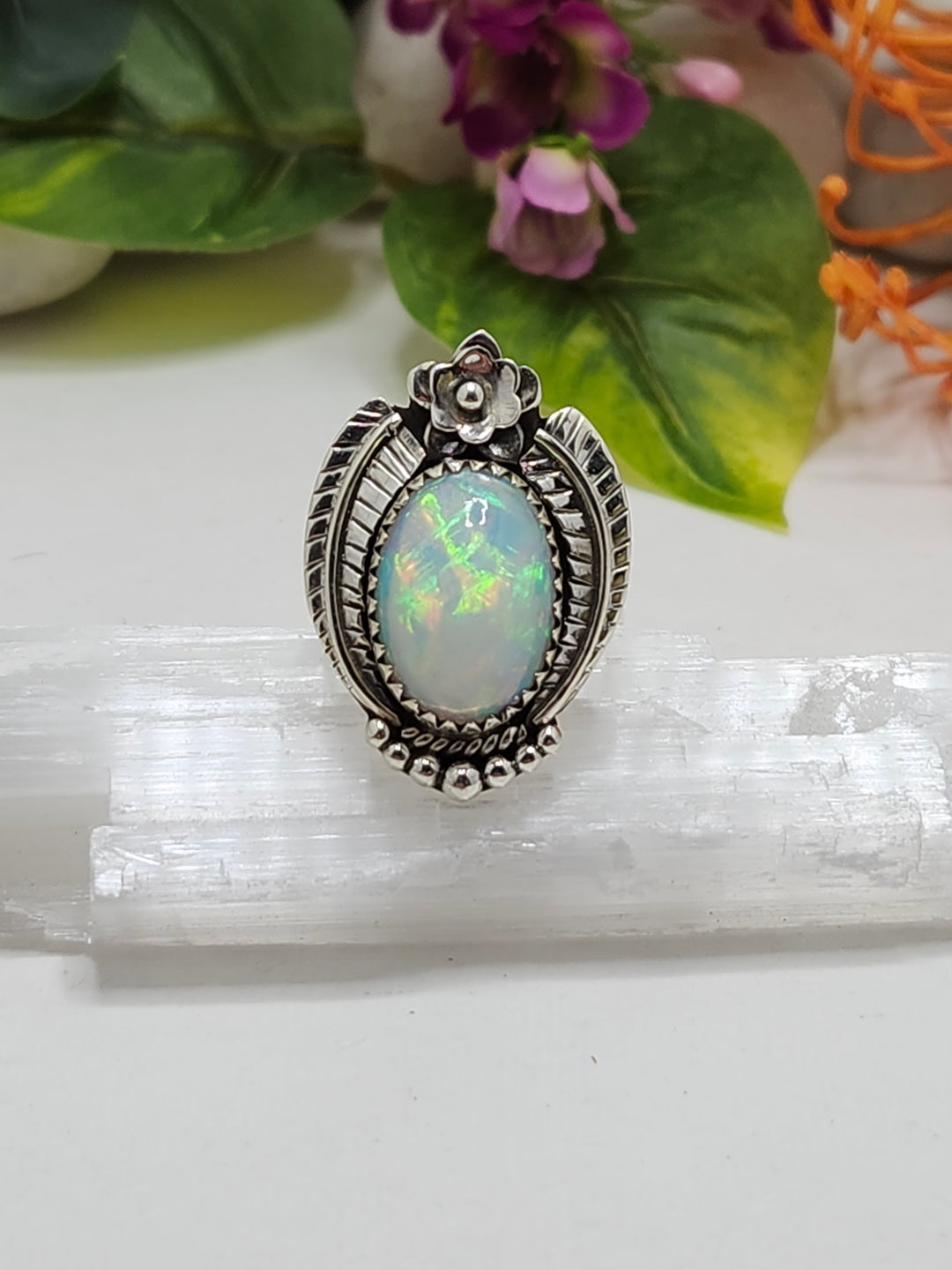 FB Natural Ethiopian Opal Ring