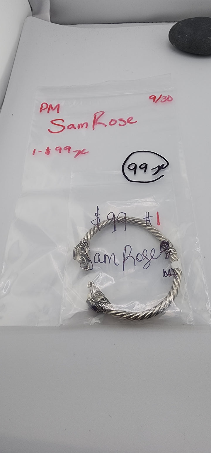 AM SHOW 48HR RESERVED FOR: SamRose - 9/30/2025 FL tiktok Live Show - 1 Sterling Silver Items