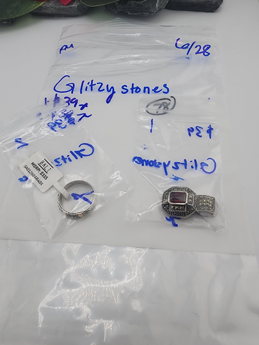 Glitzystones - 6/28/26 PM - 2 925 Sterling Silver