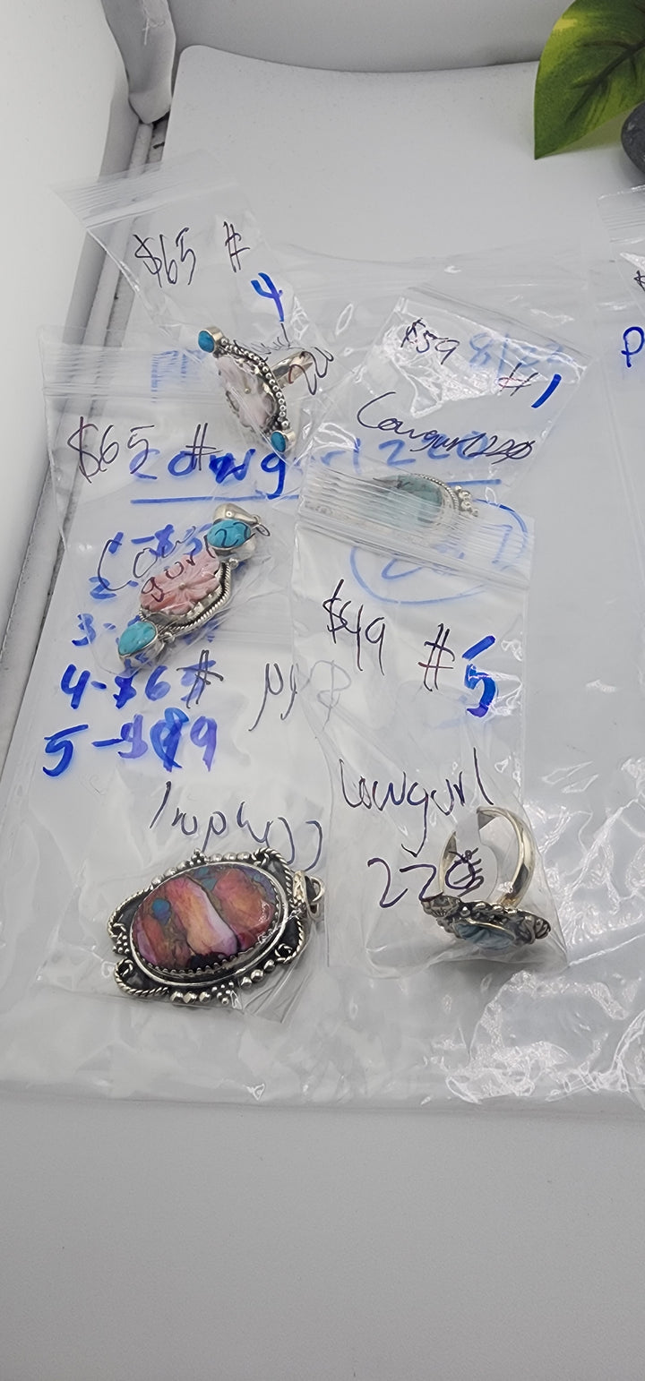 PM SHOW 48HR - RESERVED FOR: Cowgurl220 - 8/22/2025 FL tiktok Live Show - 5 Sterling Silver Items