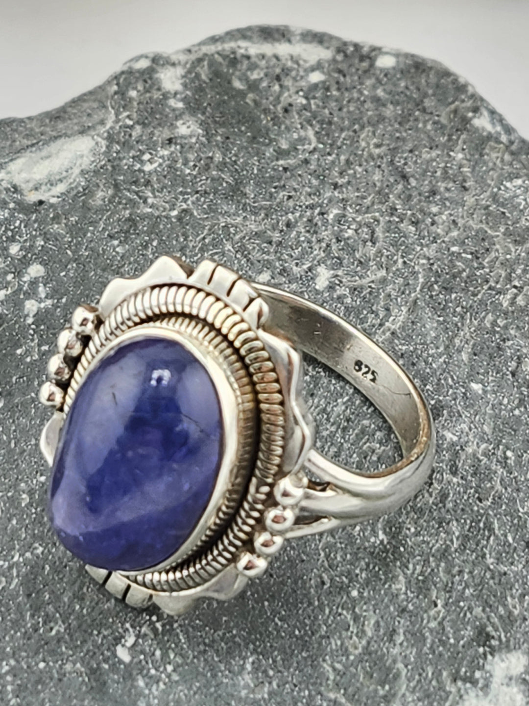 Tanzanite Oval Ring Size 9