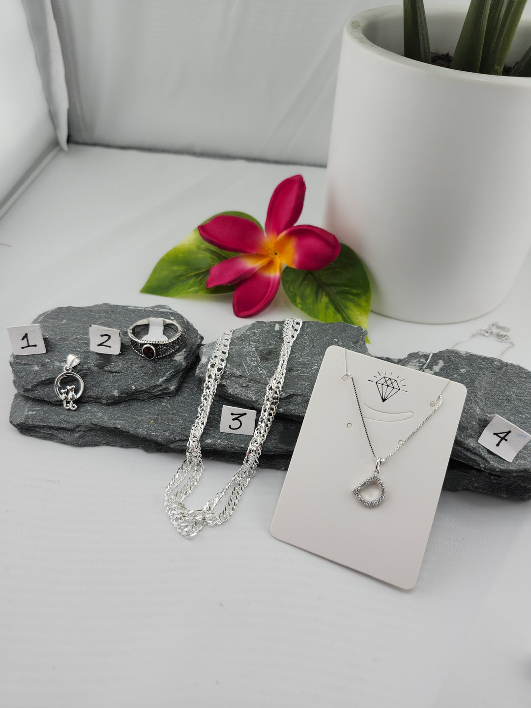 RESERVED FOR:   Deanne -11/16/2024 - 4 Sterling Silver Items