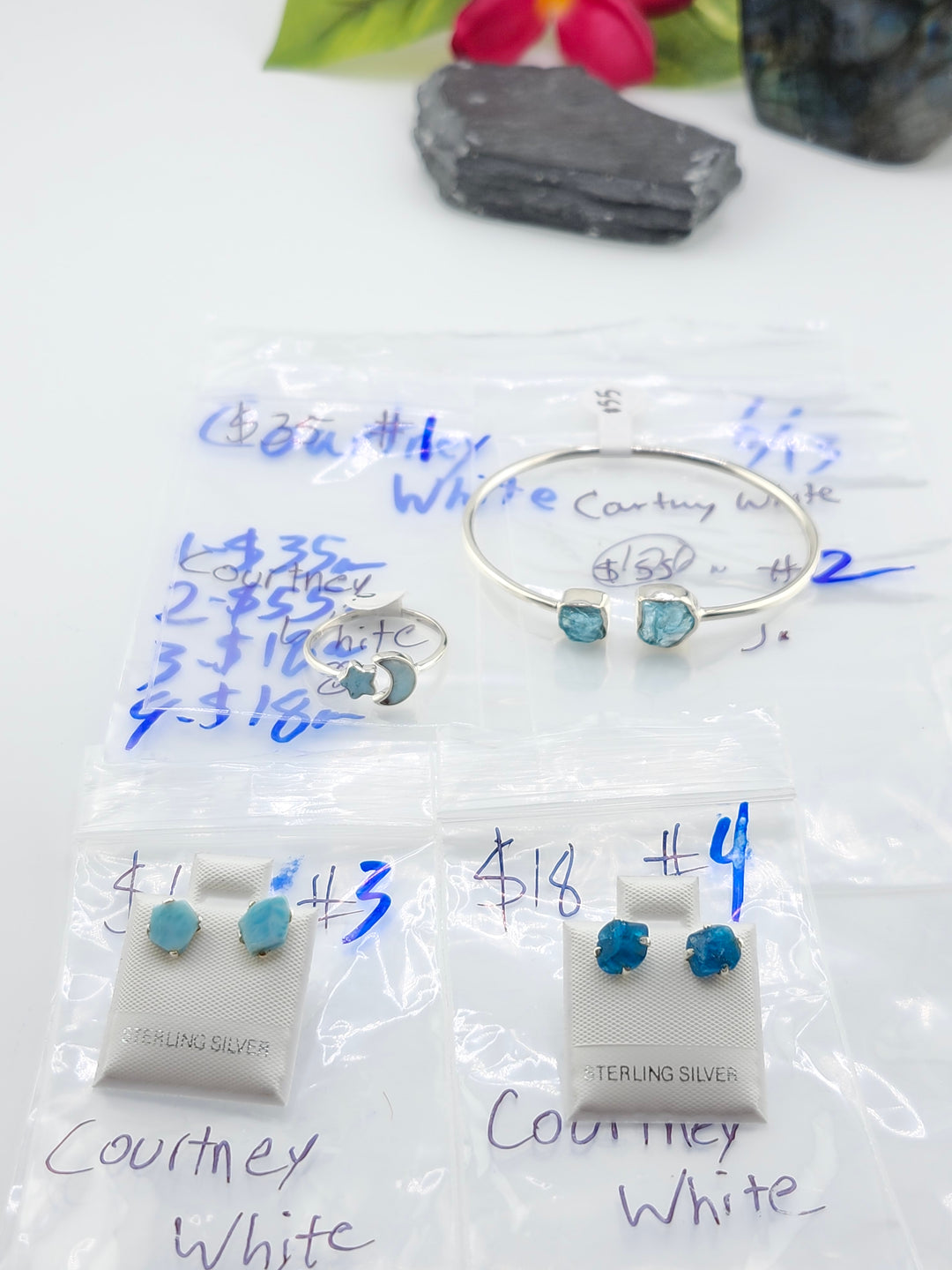 48HR - RESERVED FOR: Courtney White - 6/13/2025 FL tiktok Live Show -4  Sterling Silver Items