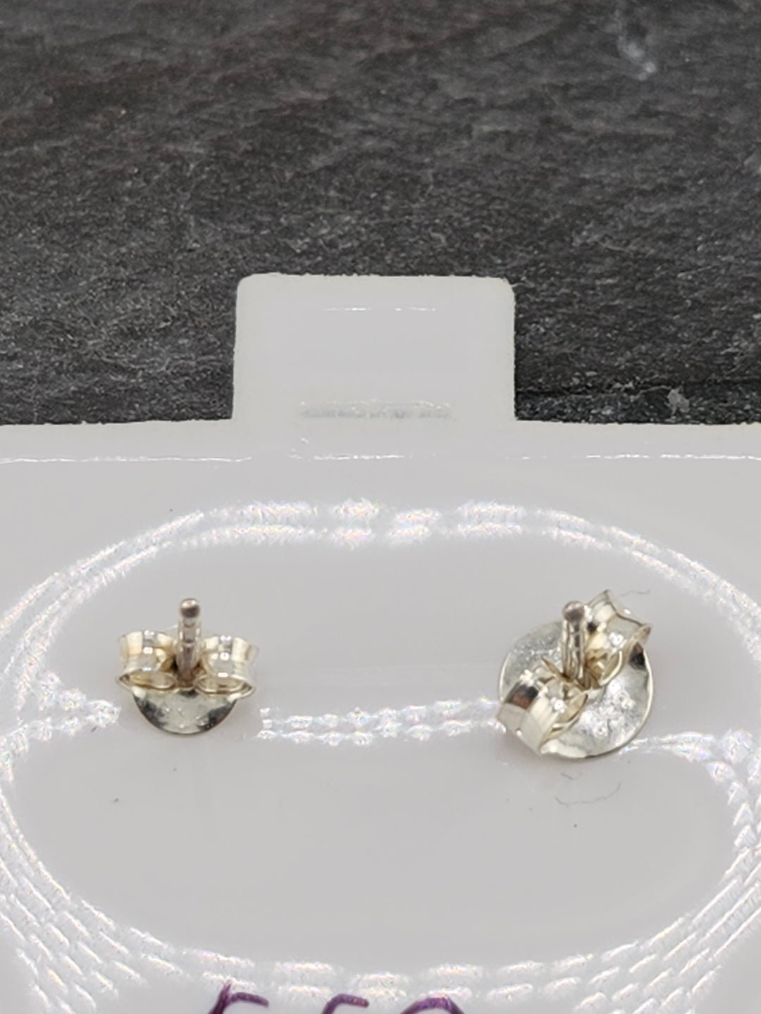Turquoise &amp; 925 Sterling Silver Stud Earrings