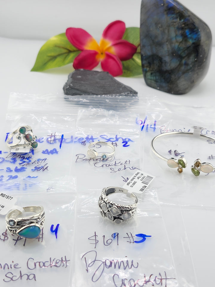 48HR - RESERVED FOR: Bonnie Crockett Scha - 6/14/2025 FL tiktok Live Show -5  Sterling Silver Items
