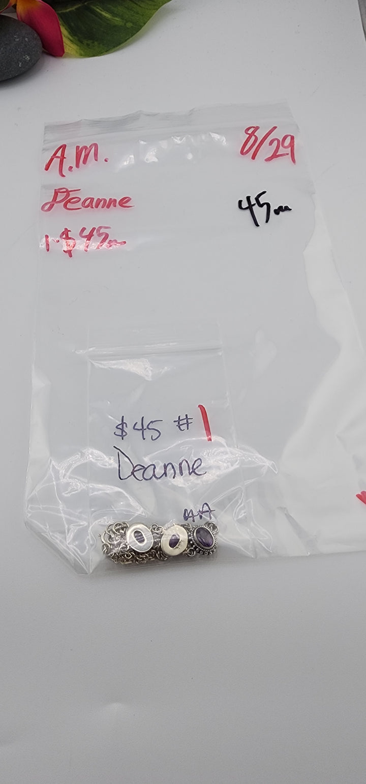 AM SHOW 48HR - RESERVED FOR: Deanne - 8/29/2025 FL tiktok Live Show - 1 Sterling Silver Items