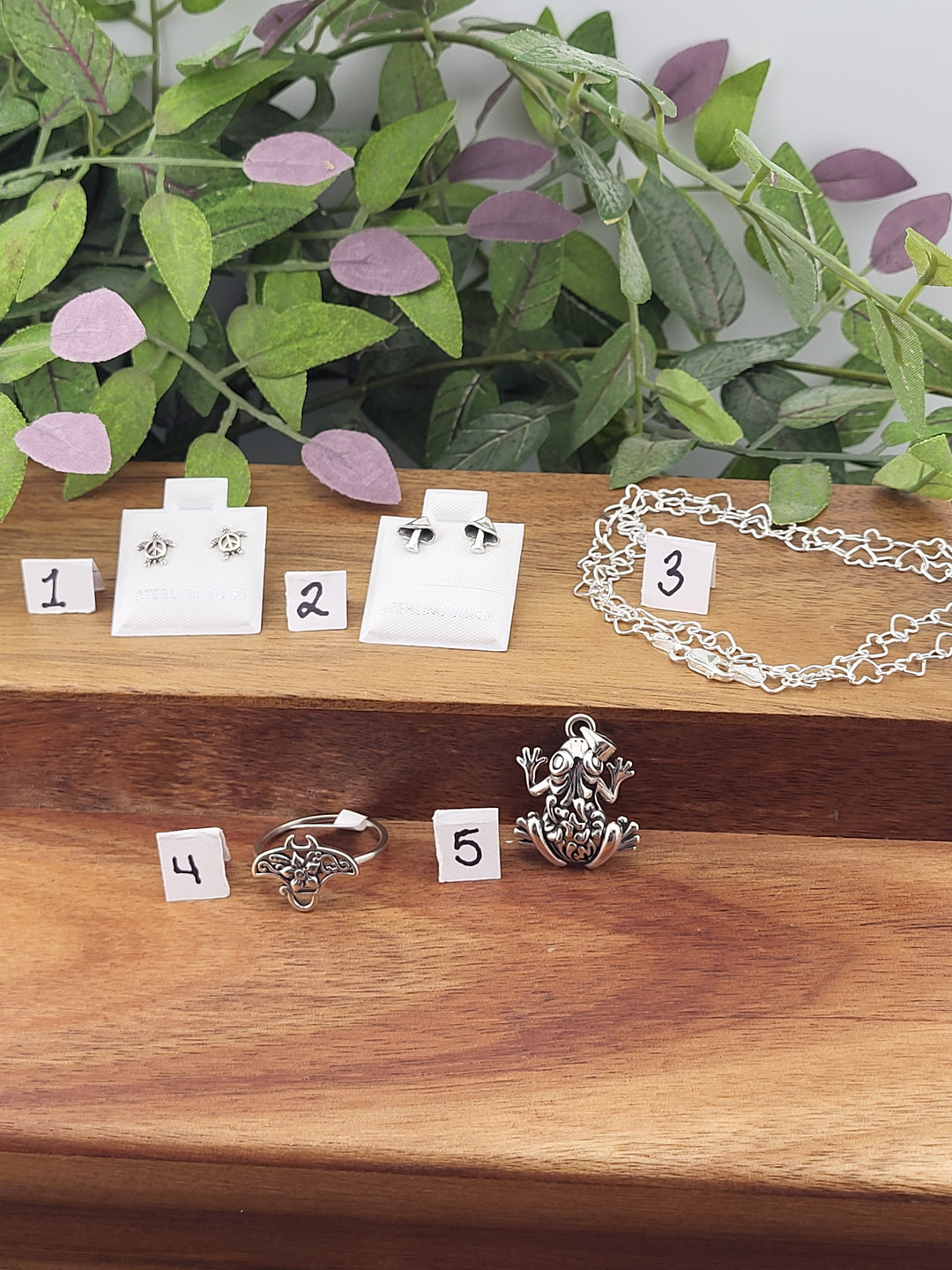 RESERVED FOR: Debbie 9/21/2024 -  5 Sterling Silver Items