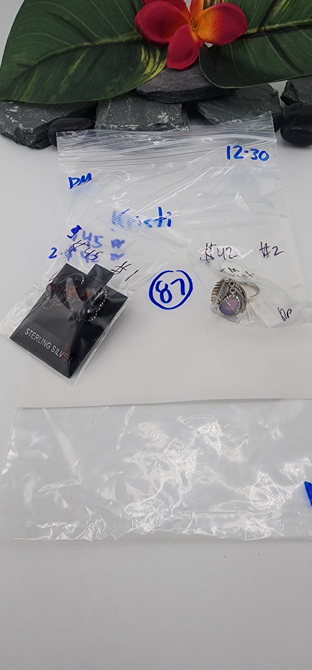 PM SHOW 48HR - RESERVED FOR: Kristi - 12/30/2025 tiktok Live Show - 2 Sterling Silver Items