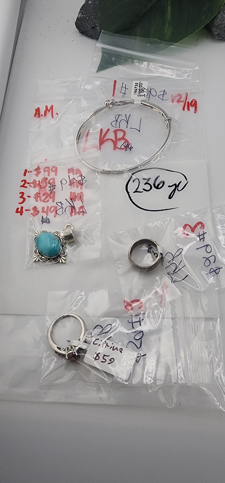 AM SHOW 48HR RESERVED FOR: LKB - 12/19/2025 FL tiktok Live Show - 4 Sterling Silver Items