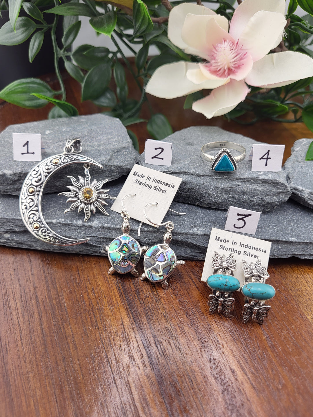 RESERVED FOR:   Andrea W -10/26/2024 - 4 Sterling Silver Items