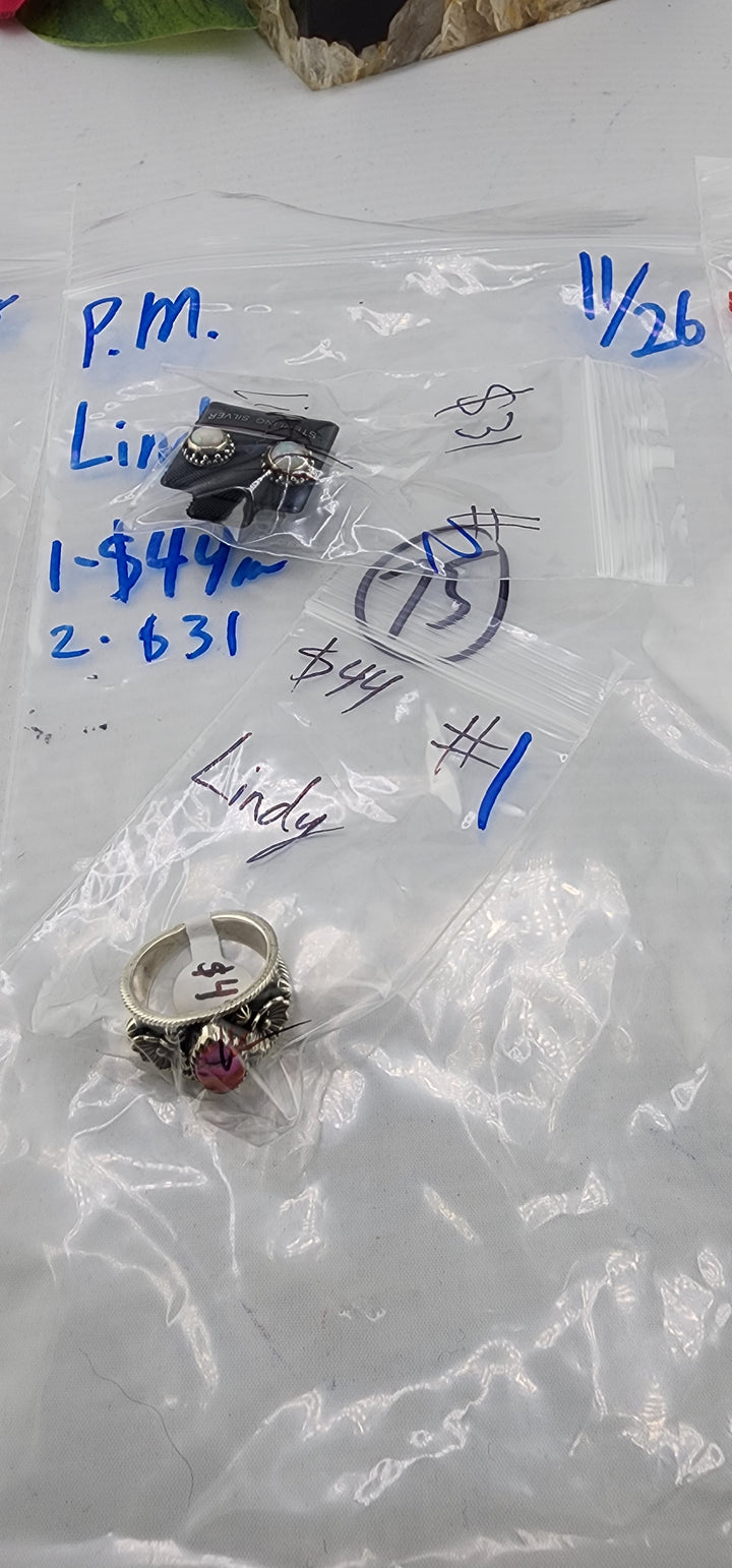 PM SHOW 48HR - RESERVED FOR: Lindy - 11/26/2025 tiktok Live Show - 2 Sterling Silver Items