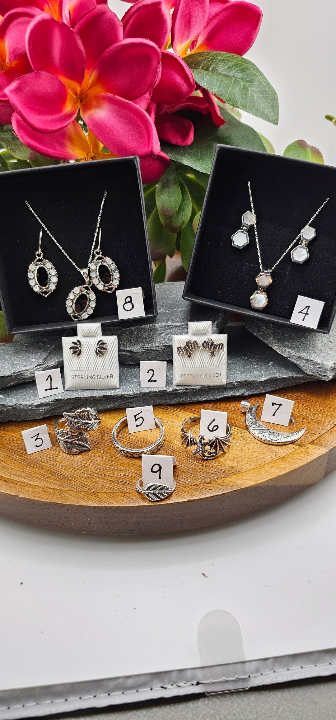 RESERVED FOR: Momma Red~Jen 9/28/2024 - 9 Sterling Silver Items