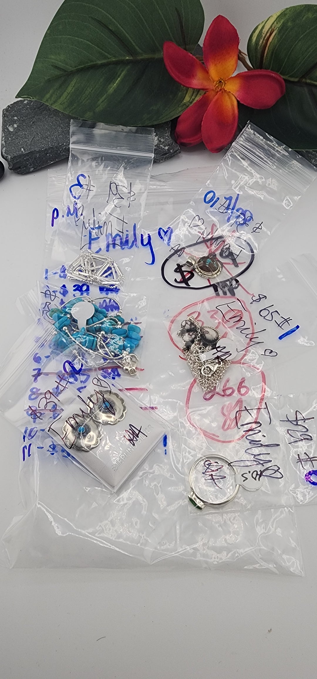 PM SHOW 48HR - RESERVED FOR: Emily💚  - 7/30/2025 FL tiktok Live Show - 6 Sterling Silver Items
