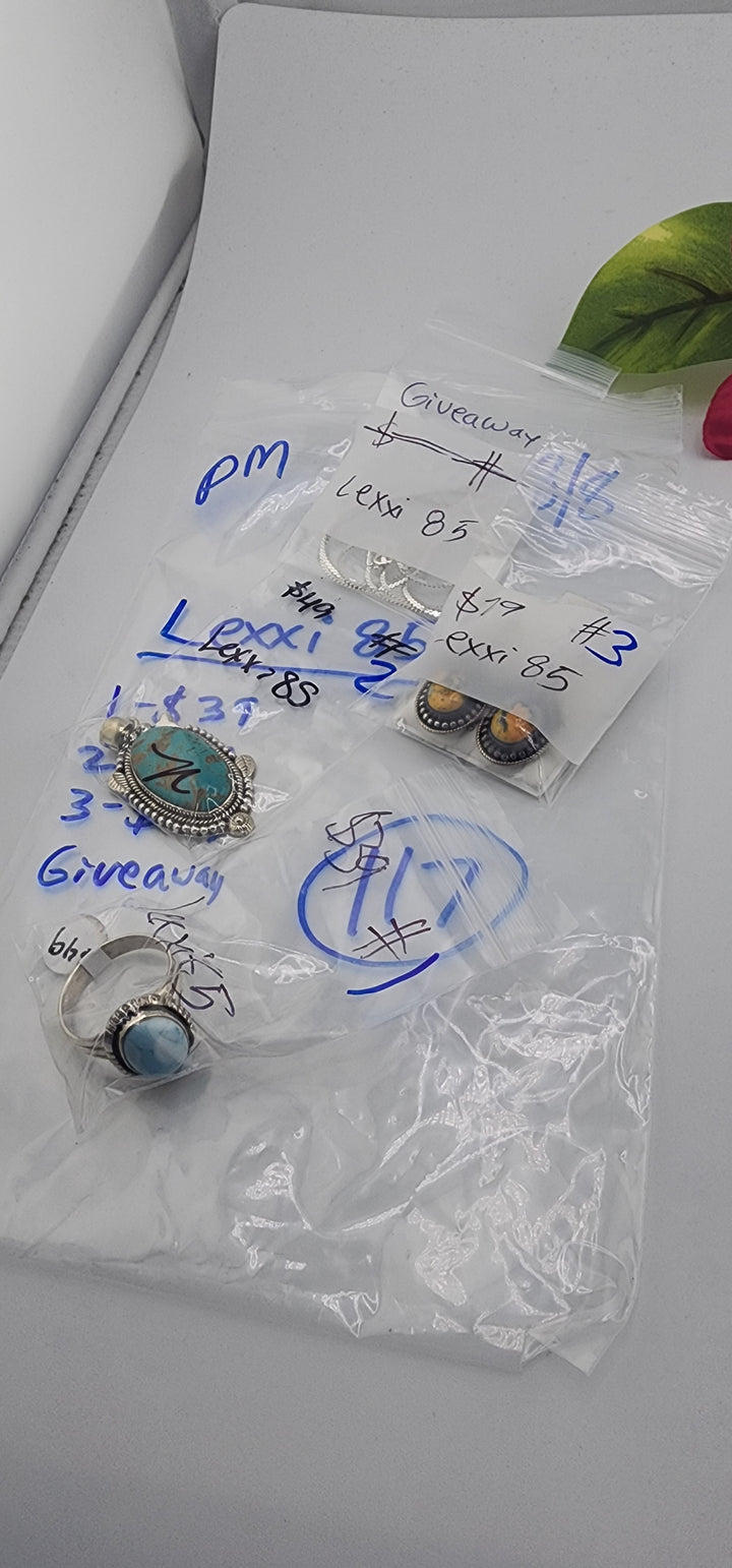 PM SHOW 48HR - RESERVED FOR: Lexxi85 - 8/8/2025 FL tiktok Live Show - 4 Sterling Silver Items