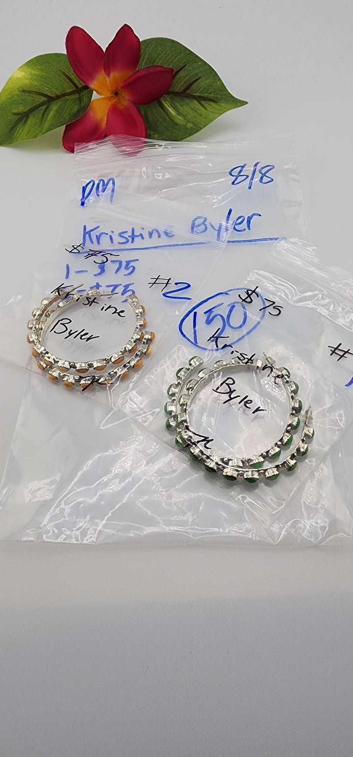 PM SHOW 48HR - RESERVED FOR: Kristine Byler - 8/8/2025 FL tiktok Live Show - 2 Sterling Silver Items