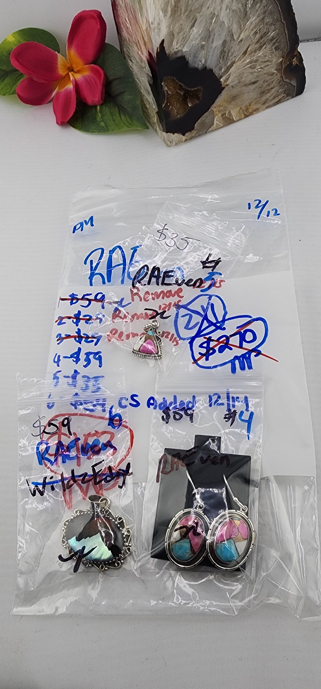 PM SHOW 48HR - RESERVED FOR: RAEven - 12/12/2025 tiktok Live Show - 3 Sterling Silver Items