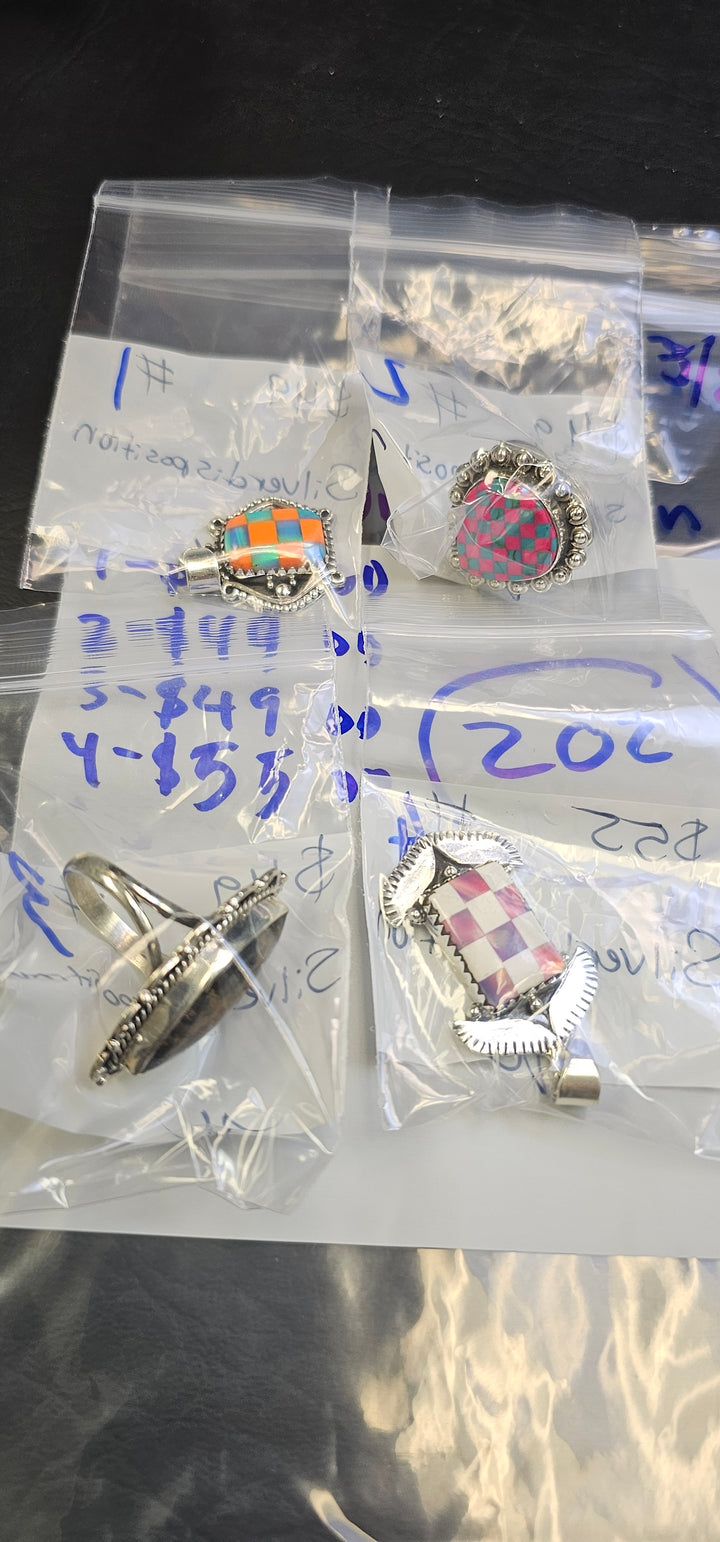 RESERVED FOR:  Silverdisposition 3/21/2025 Live Show - 4 Sterling Silver Items
