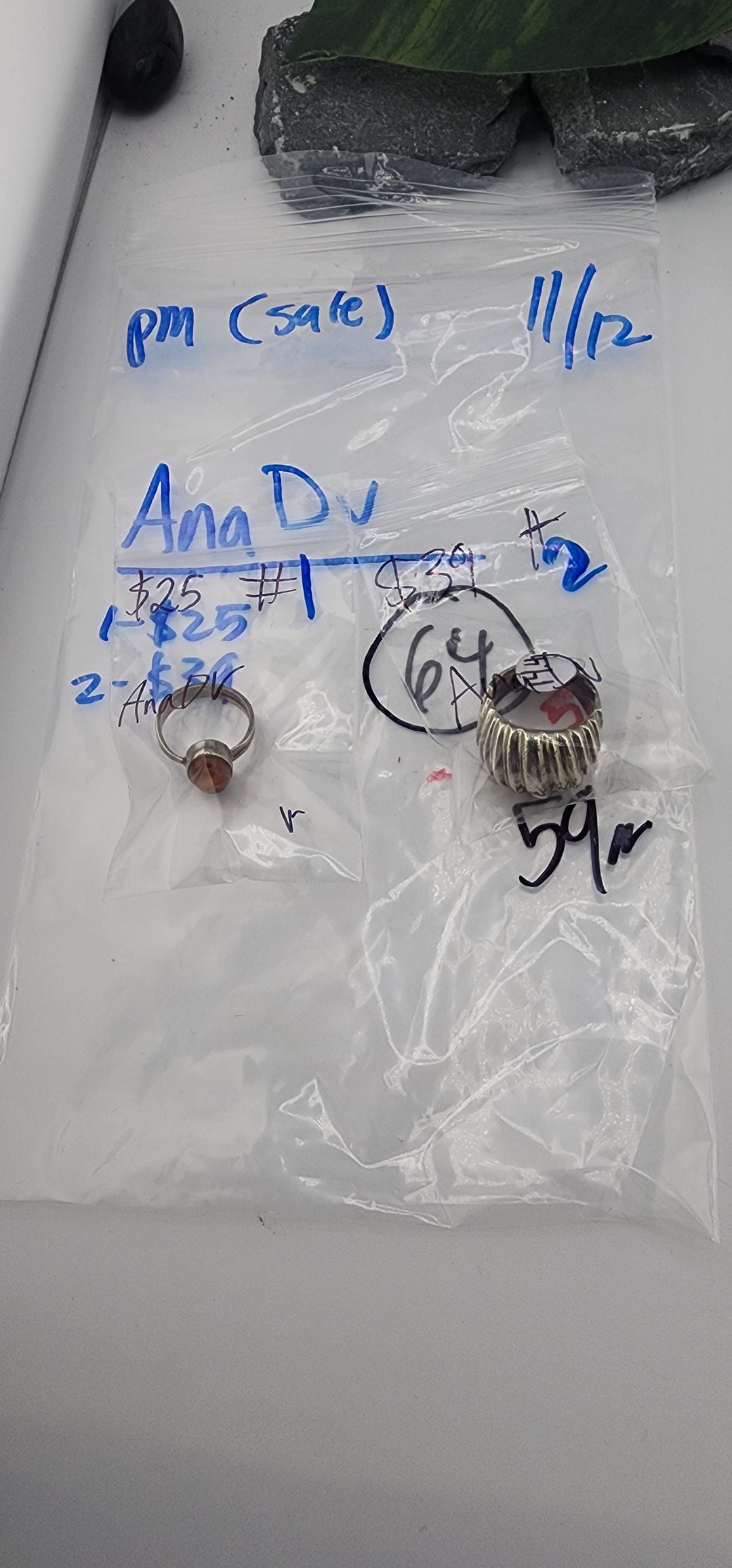 PM SHOW 48HR - RESERVED FOR: AnaDv - 11/12/2025 tiktok Live Show - 2 Sterling Silver Items
